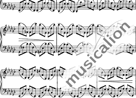 Arenski, Anton Stepanowitsch: Etüde Nr. 3 - Klavier:1
