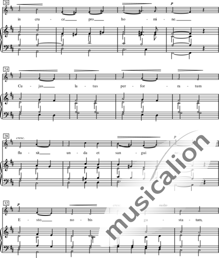 Gounod, Charles: Ave verum corpus (in D-dur) - Solo>Sop+Orgel:2