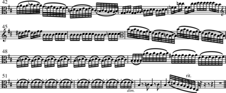 Miehling, Klaus: Chorlieder (5) nach Baghavat von Charles-Marie-René Leconte de Lisle - Chor>SSAATTBB+Hf+[Vl2+Vla+Vc+Kb]:130