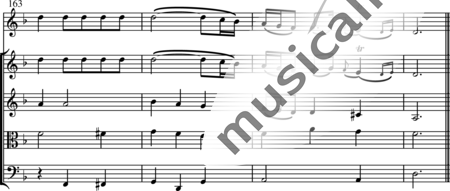 Tartini, Giuseppe : Violinkonzert d-moll 1. Satz - Violine 2+Viola+Vc:12