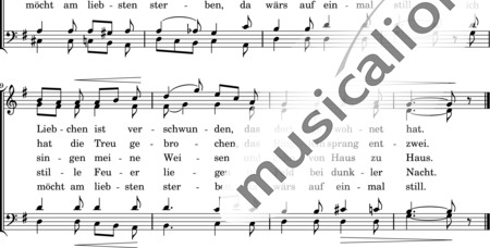 Reger, Max: Untreue - Chor>SATB:1