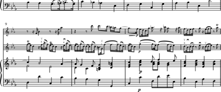 Händel, Georg Friedrich: Triosonate in c-moll - Flöte 2+Klavier:1