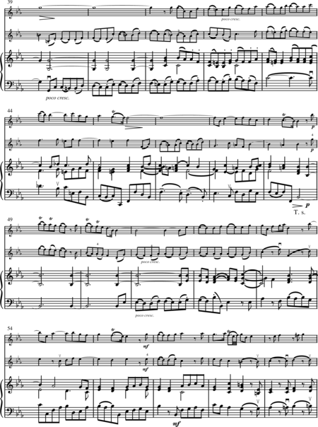 Händel, Georg Friedrich: Triosonate in c-moll - Flöte 2+Klavier:6