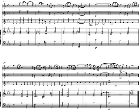 Händel, Georg Friedrich: Triosonate in c-moll - Flöte 2+Klavier:10