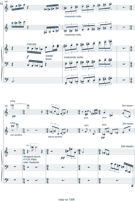 Peters-Rey, Gregor: Gedanken - Violine 2+Orgel:9