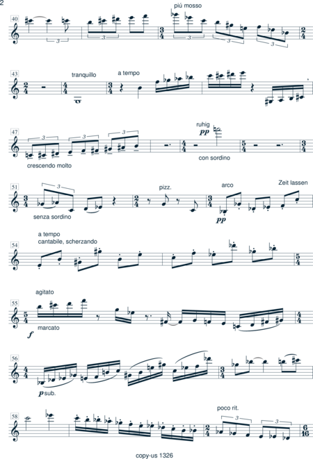 Peters-Rey, Gregor: Gedanken - Violine 2+Orgel:20