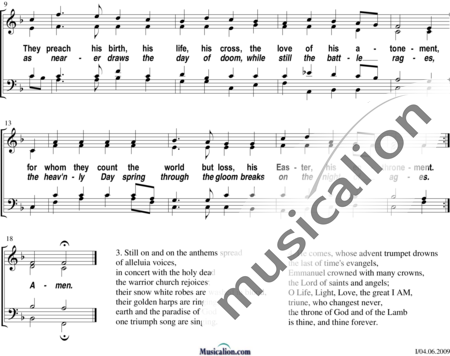 Sullivan, Arthur: Missions (For My Sake, and the Gospel´s, Go) - Choir>SATB:1