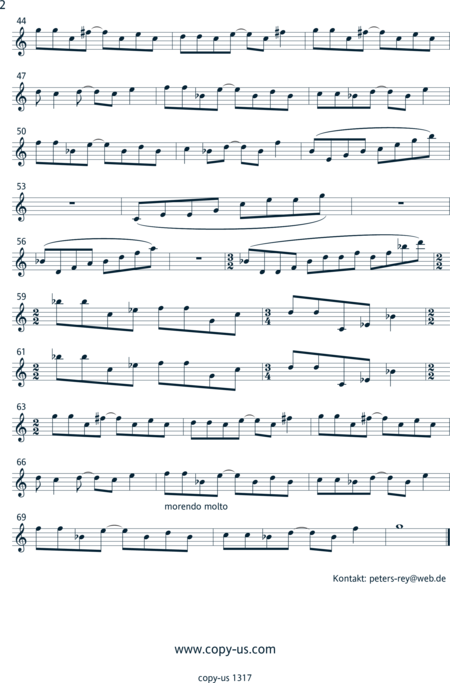 Peters-Rey, Gregor: A Theme - Piano+[Fl2+Cl]+Db:14