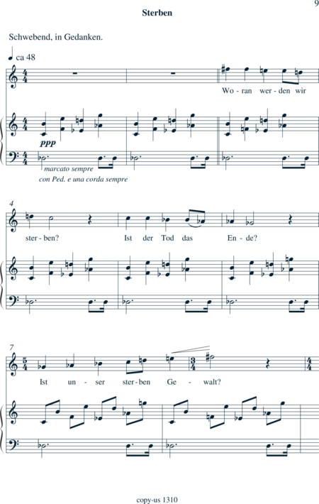 Peters-Rey, Gregor: Nachdenklich - Solo>Sop+Klavier:8