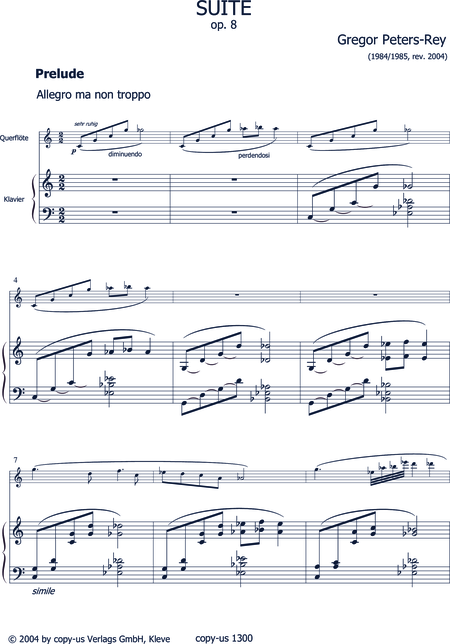 Peters-Rey, Gregor: Suite - Flöte+Klavier:2