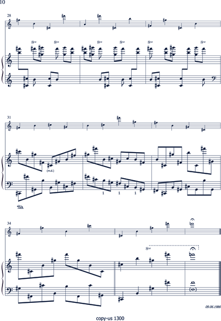 Peters-Rey, Gregor: Suite - Flöte+Klavier:9