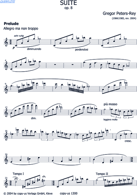 Peters-Rey, Gregor: Suite - Flöte+Klavier:16
