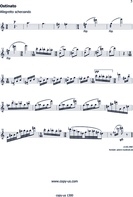 Peters-Rey, Gregor: Suite - Flöte+Klavier:20
