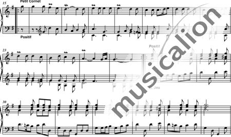 Corrette, Michel : Tous les Bourgeois de Chastres No. 4 - Organ:1