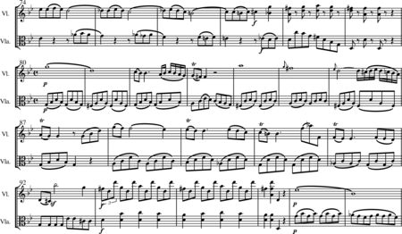 Blees, Ulrich: Duetto per Violine e Viola 1. Satz - Violine+Viola:3