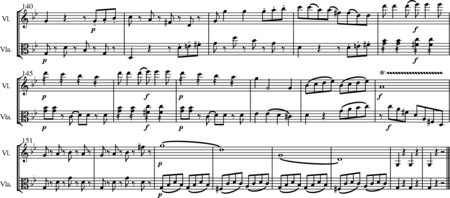 Blees, Ulrich: Duetto per Violine e Viola 1. Satz - Violine+Viola:6