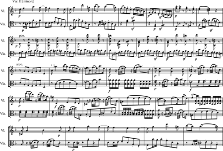 Blees, Ulrich: Duetto per Violine e Viola 2. Satz - Violine+Viola:2