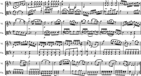 Blees, Ulrich: Duetto per Violine e Viola 2. Satz - Violine+Viola:4