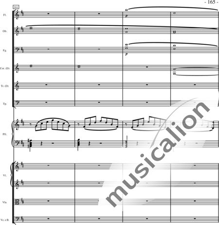 Mozart, Wolfgang Amadeus: Concierto para piano Nr. 20 enen re menor 3.Movimiento - Piano+[Fl+Ob2+Fg2]+[Cr2+Trp2]+Tp+BC+[Vl2+Vla+Vc]:85