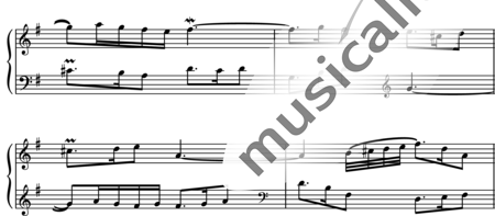 Bach, Johann Sebastian: Variation  7 - Klavier:1