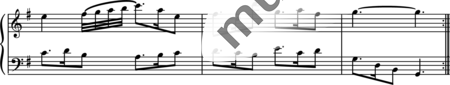 Bach, Johann Sebastian: Variation  7 - Klavier:3
