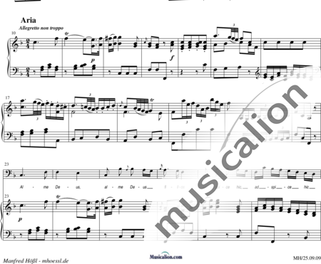 Haydn, (Johann) Michael: Offertorium de Tempore (mass hymn) - Solo>bass+Choir>SATB+Organ:1
