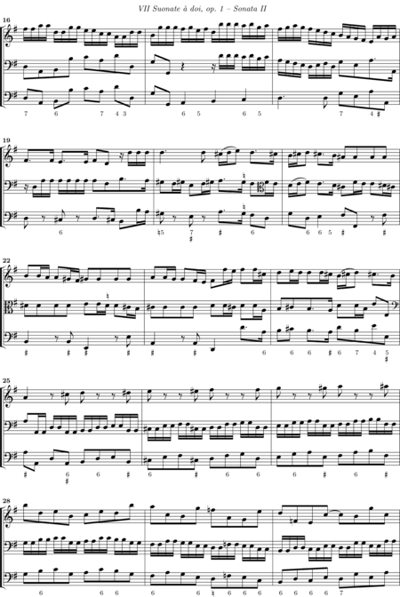 Buxtehude, Dietrich: Sonata 2 - Violine+Viola+Kb:2
