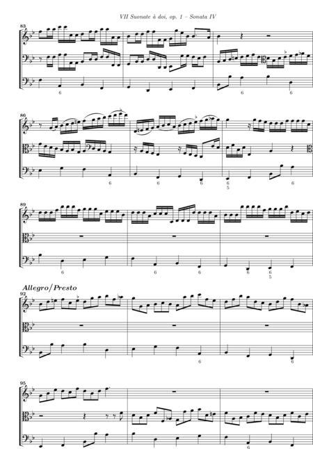 Buxtehude, Dietrich: Sonata 4 - Violine+Viola+Kb:6