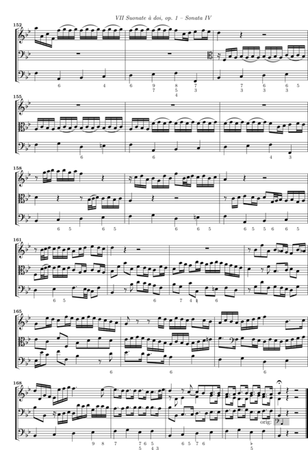 Buxtehude, Dietrich: Sonata 4 - Violine+Viola+Kb:10
