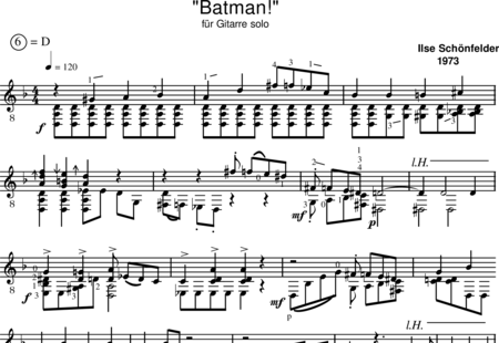 Schönfelder, Ilse: Batman! - Guitar:0