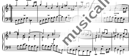 Bach, Johann Sebastian: Variation 10 - Klavier:1
