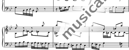 Bach, Johann Sebastian: Variation 15 - Klavier:1