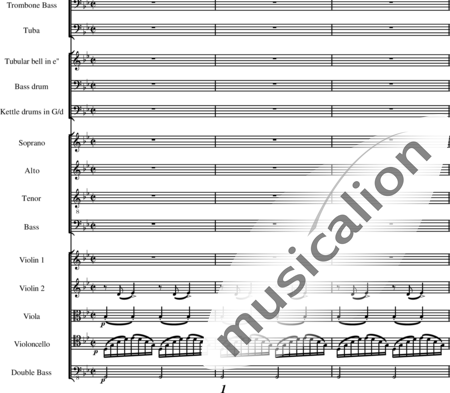 Miehling, Klaus: Kantate: The Wreck of the Hesperus - Chor>SATB+[Fl2+Ob2+Klar3+Fg2]+[Hn4+Pos3+Trp2+Tb]+Px+[Vl2+Vla+Vc+Kb]:1