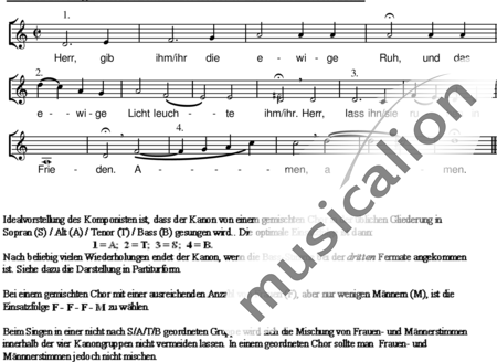 Pecher, Rainer: Herr, gib ewige Ruh - Choir>SATB:1