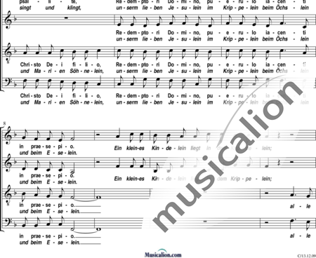Praetorius, Michael: Psallite - Singt und klingt - Chor>SATB:1