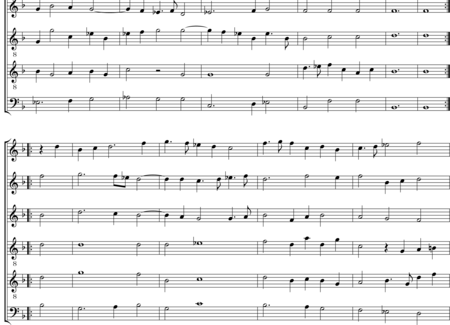 Brade, William
: Galliard (Nr. 7) - Flauta dulce 6:1