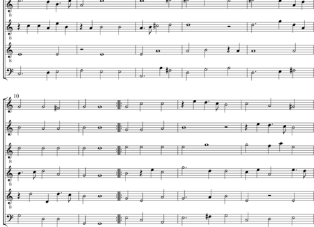Brade, William: Galliard (Nr. 15) - Blockflöte 6:1