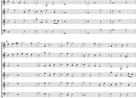 Brade, William: Galliard (Nr. 17) - Blockflöte 6:1