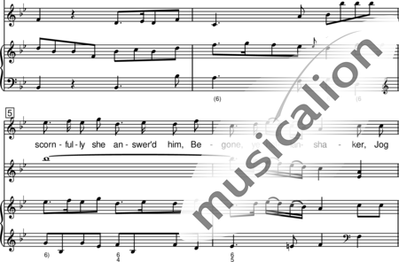 Haydn, (Franz) Joseph: Schottische Lieder Nr. 35 "Maggy Lauder" - Solo>Sop+Klavier+Vl:1