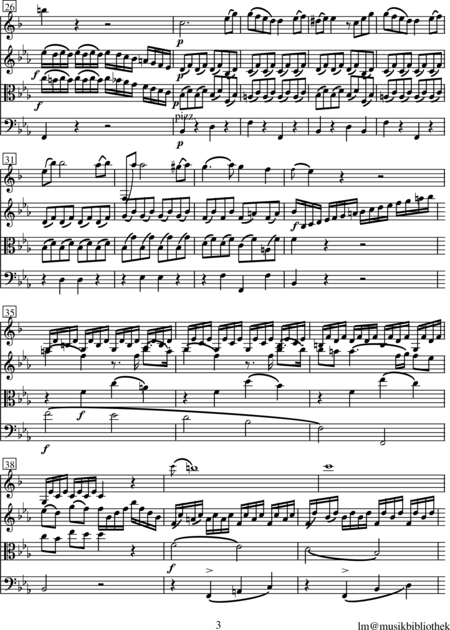Stamitz, Karl: Quartett Es-Dur - Klarinette+[Vl+Vla+Vc]:3