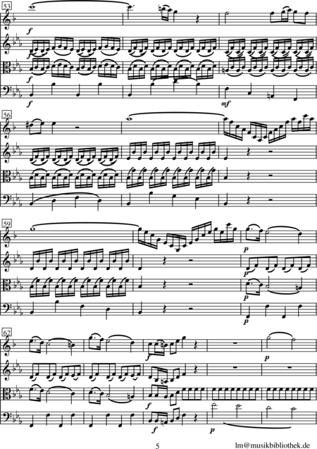 Stamitz, Karl: Quartett Es-Dur - Klarinette+[Vl+Vla+Vc]:5