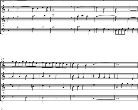 Gabrieli, Giovanni: Canzona quarta a 4 - Recorder 4:1