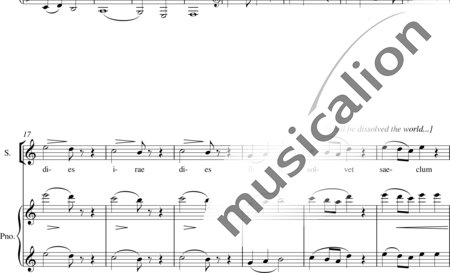 Berlioz, Hector: Grande Messe des Morts: 2. Teil Dies irae - Chor>SATB+Klavier:1