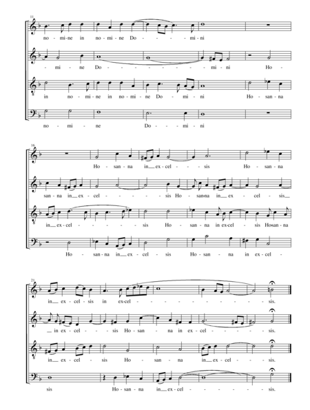 Scarlatti, Domenico: Messa quatuor vocum (Part 5: Benedictus) - Choir>SATB:2