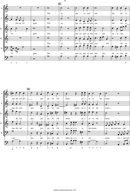 Schütz, Heinrich: Aufer immensam - Chor>SATB:3