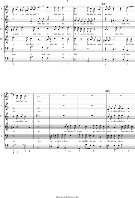 Schütz, Heinrich: Aufer immensam - Chor>SATB:9