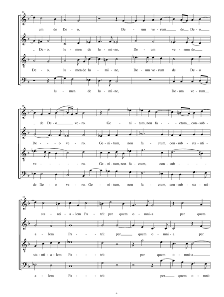 Scarlatti, Domenico: Messa quatuor vocum (Part 3: Credo) - Choir>SATB:3