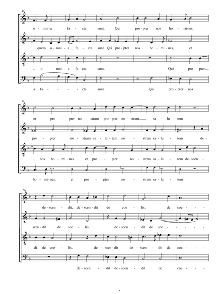 Scarlatti, Domenico: Messa quatuor vocum (Part 3: Credo) - Choir>SATB:4