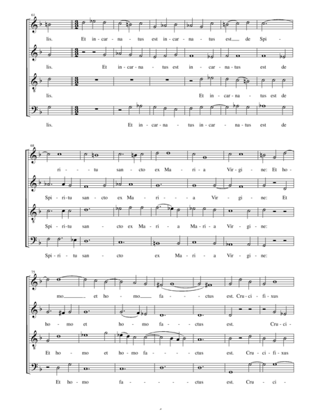Scarlatti, Domenico: Messa quatuor vocum (Part 3: Credo) - Choir>SATB:5