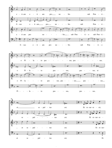 Scarlatti, Domenico: Messa quatuor vocum (Part 3: Credo) - Choir>SATB:6